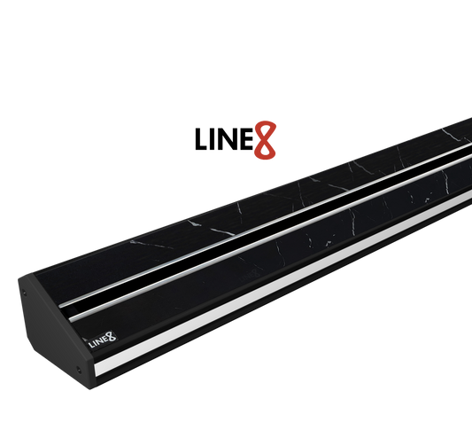 Line8 Model TL Triangle Power Track - Spanish Black Marble