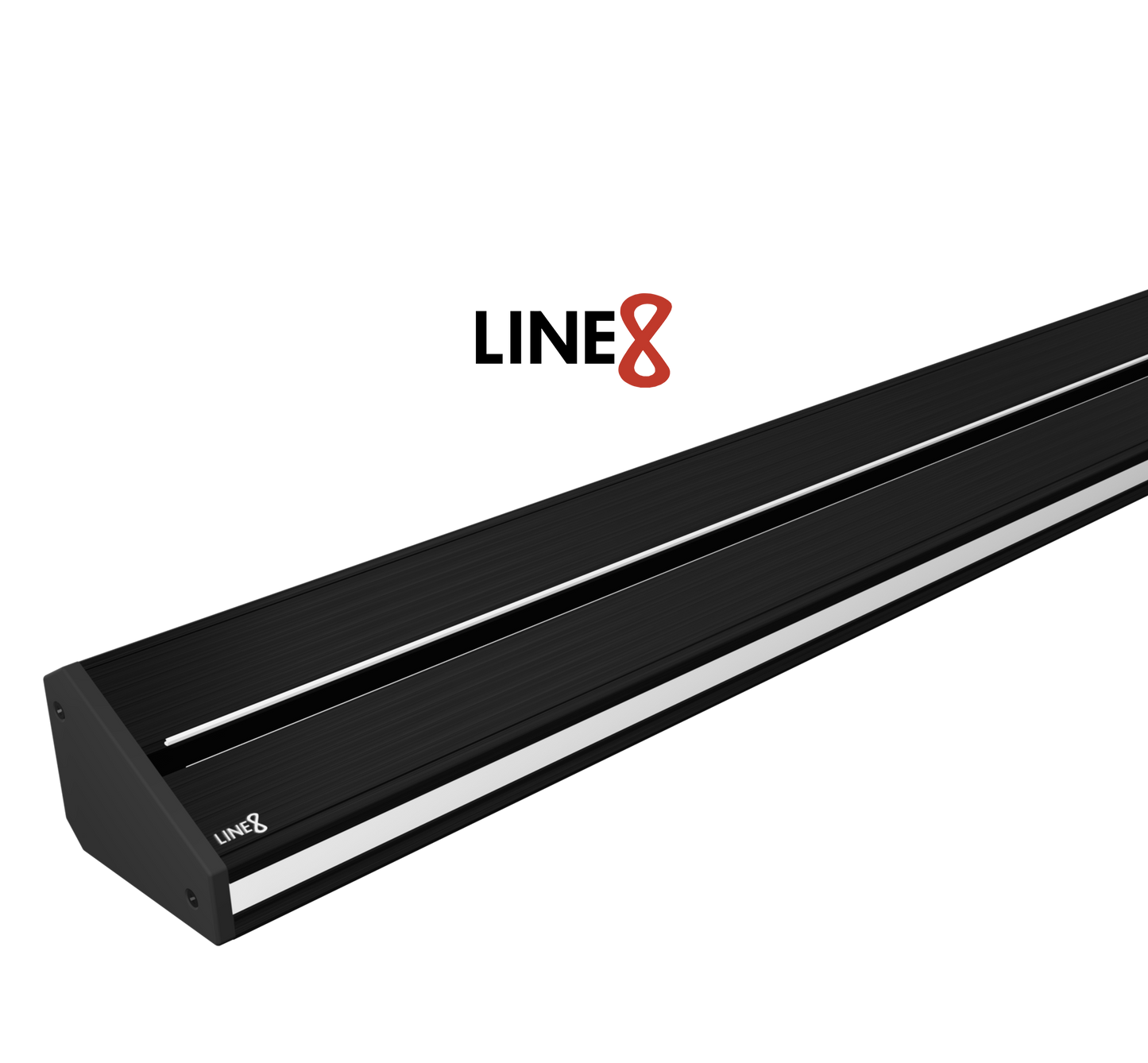 Line8 Model TL Triangle Power Track - Black Hairline