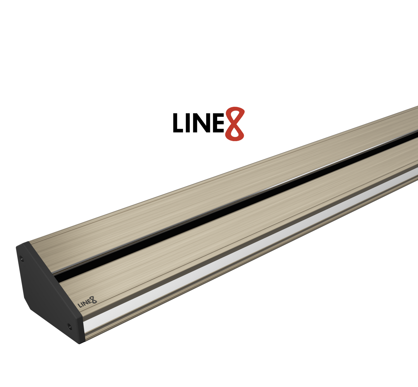 Line8 Model TL Triangle Power Track - Champagne Gold
