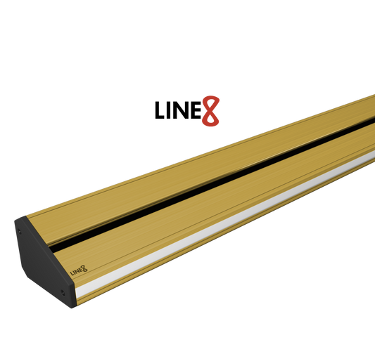 Line8 Model TL Triangle Power Track - Gold Hairline