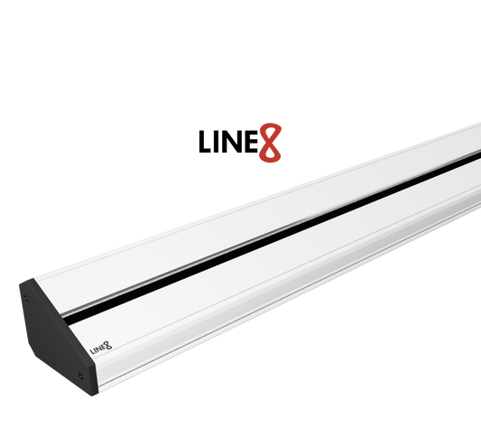 Line8 Model TL Triangle Power Track - Pearl White