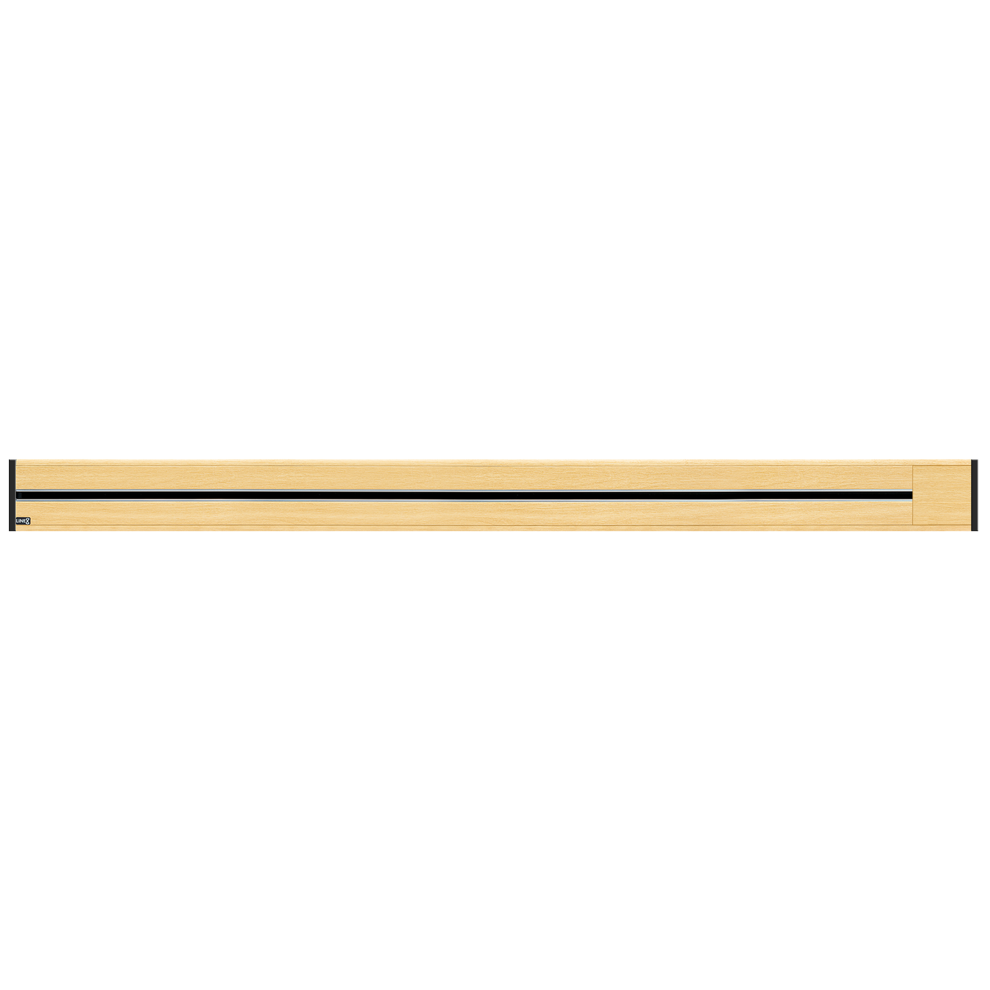 Line8 Model R Recessed Power Track - American Spruce Finish