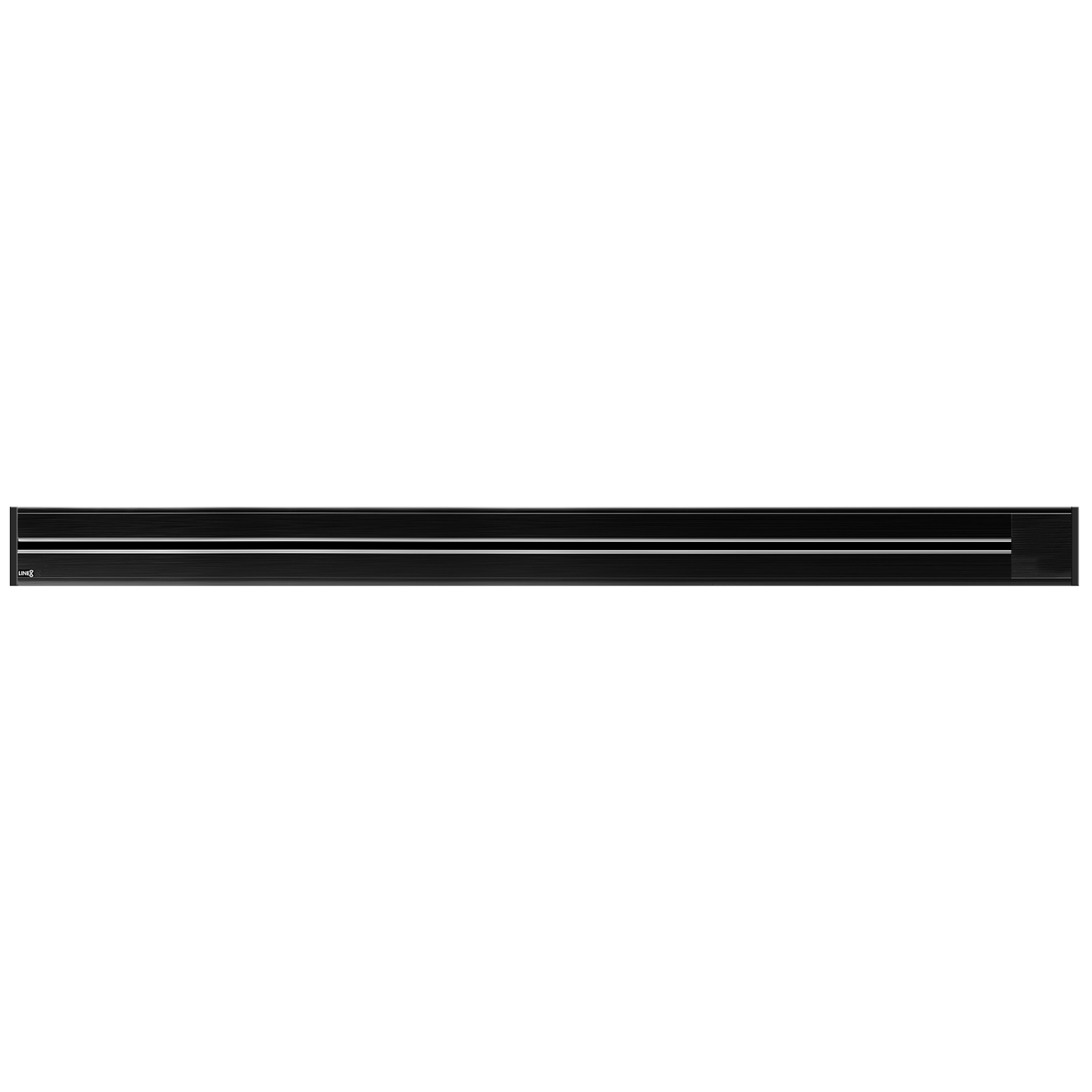 Line8 Model R Recessed Power Track - Black Hairline Finish