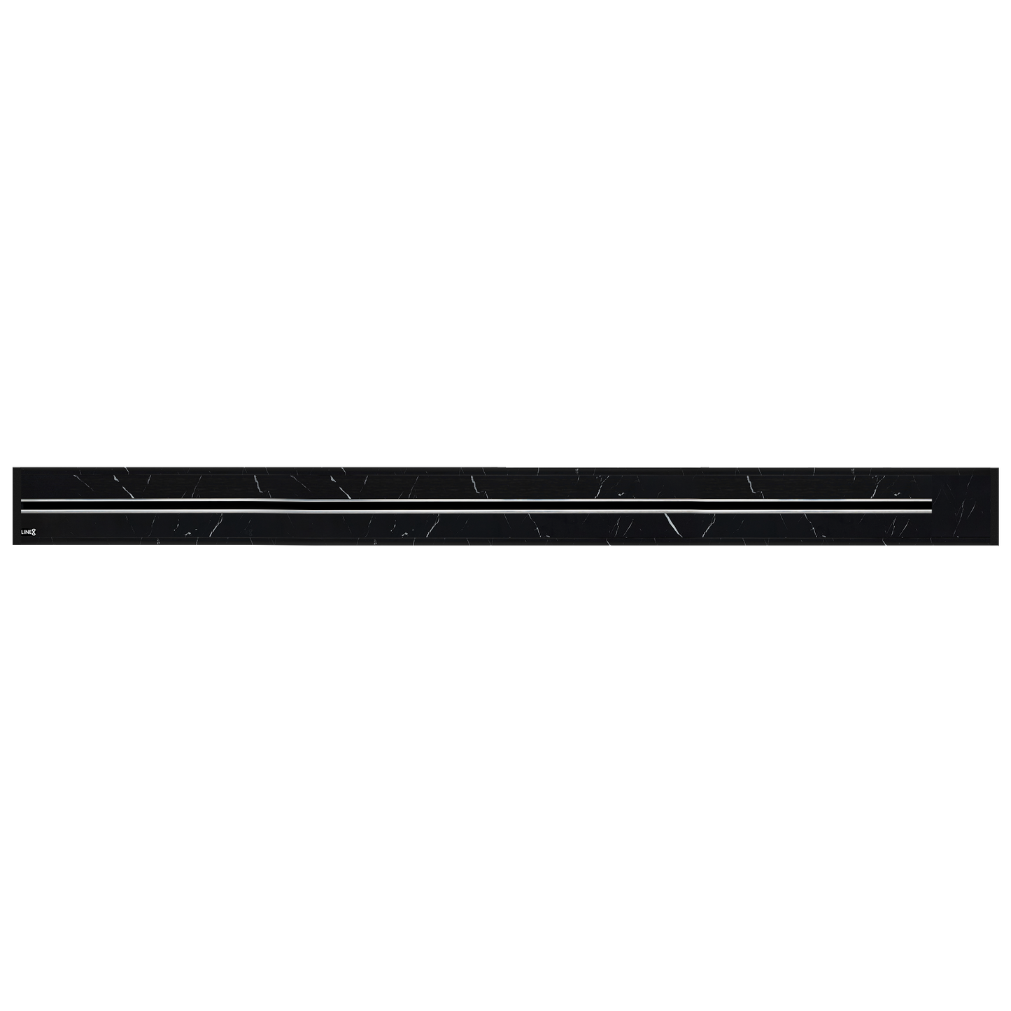 Line8 Model R Recessed Power Track - Spanish Black Marble Finish