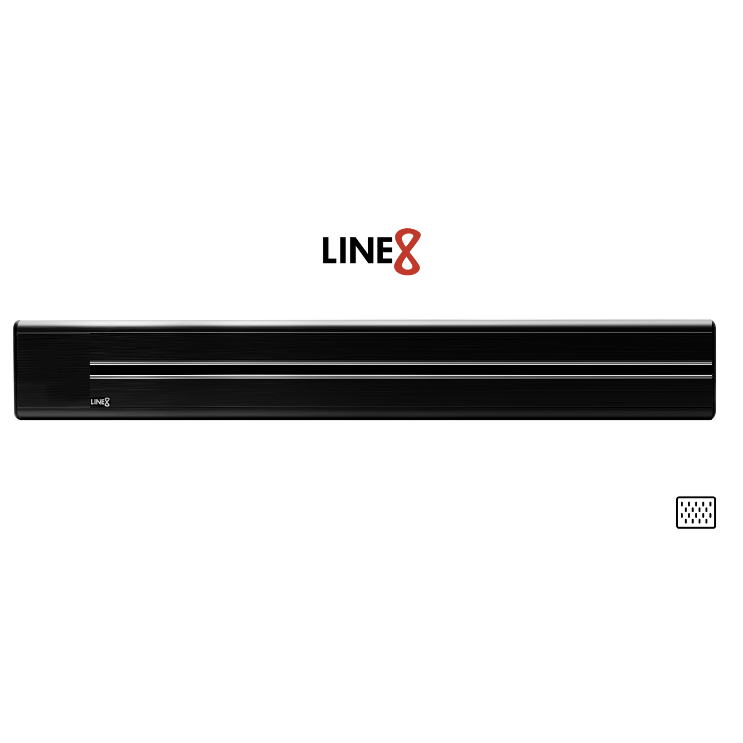 Line8 Model SL Surface Light Power Track - Black Hairline Finish