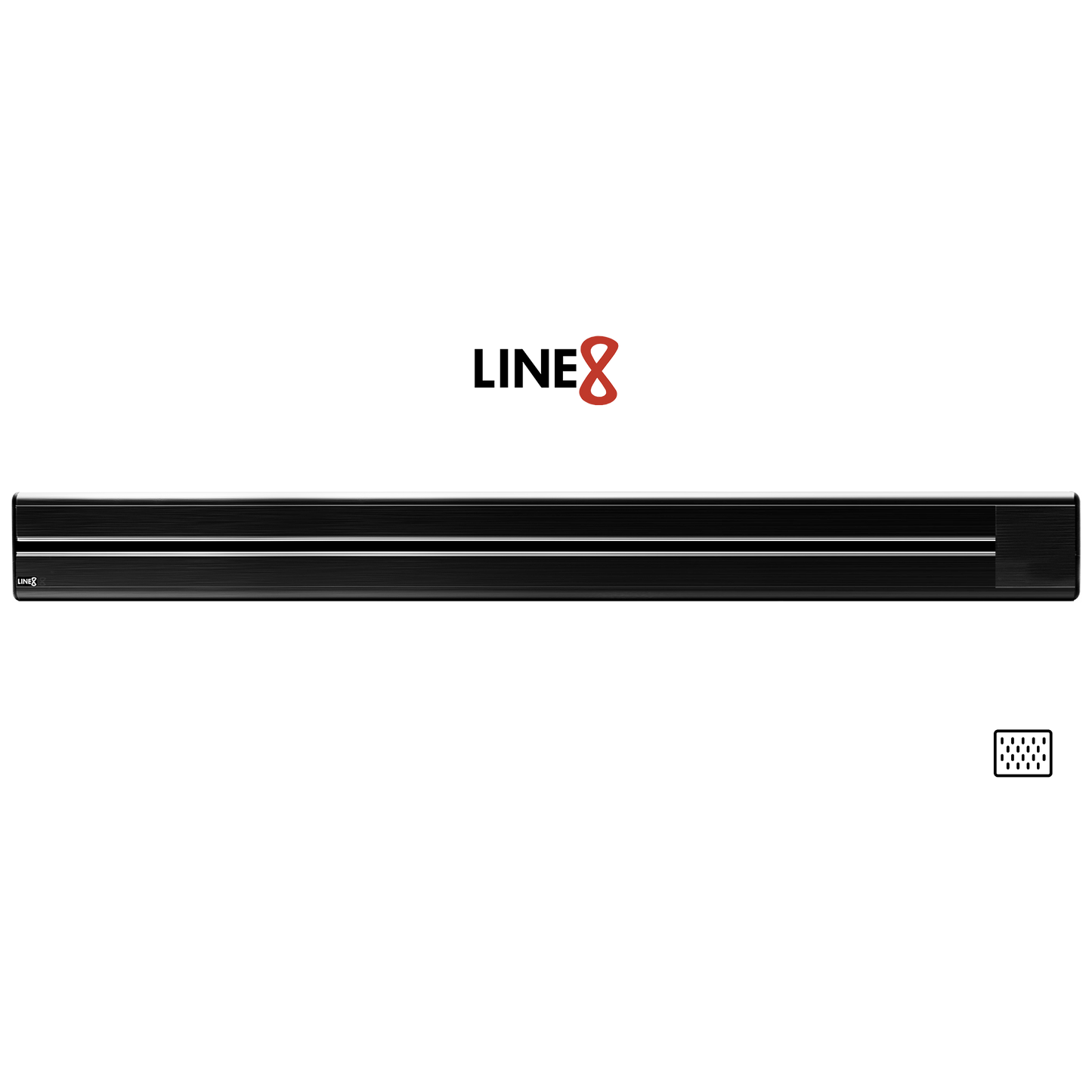 Line8 Model SL Surface Light Power Track - Black Hairline Finish