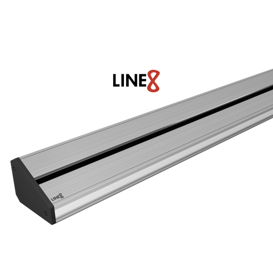 Line8 Model TL Triangle Power Track - Silver Hairline