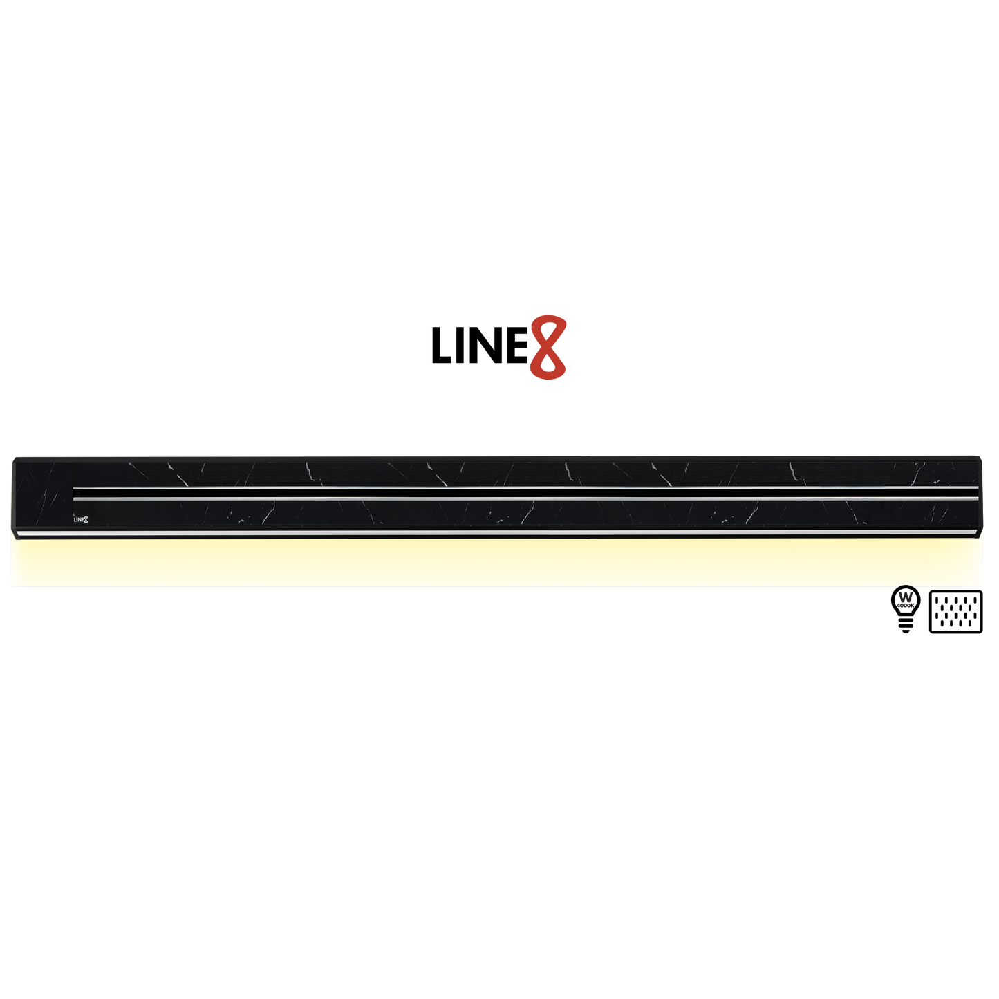 Line8 Model TL Triangle Power Track - Spanish Black Marble