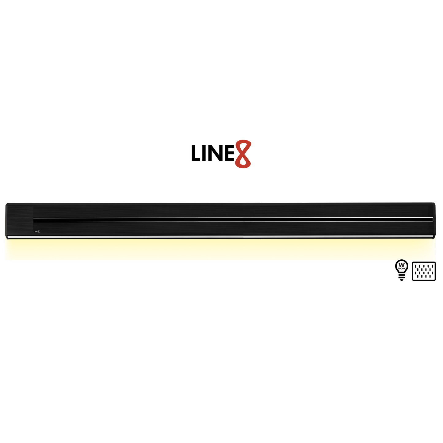 Line8 Model TL Triangle Power Track - Black Hairline