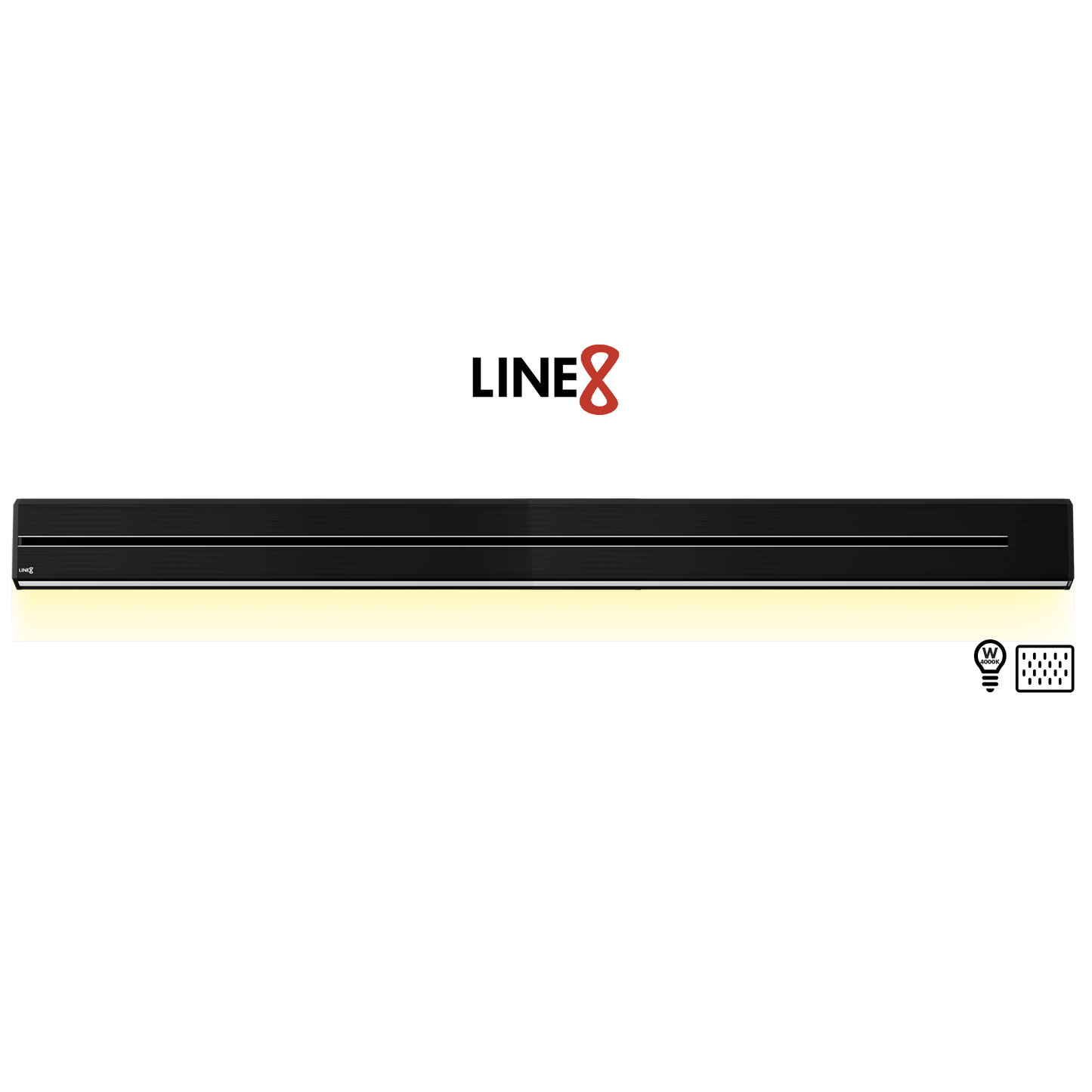 Line8 Model TL Triangle Power Track - Black Hairline