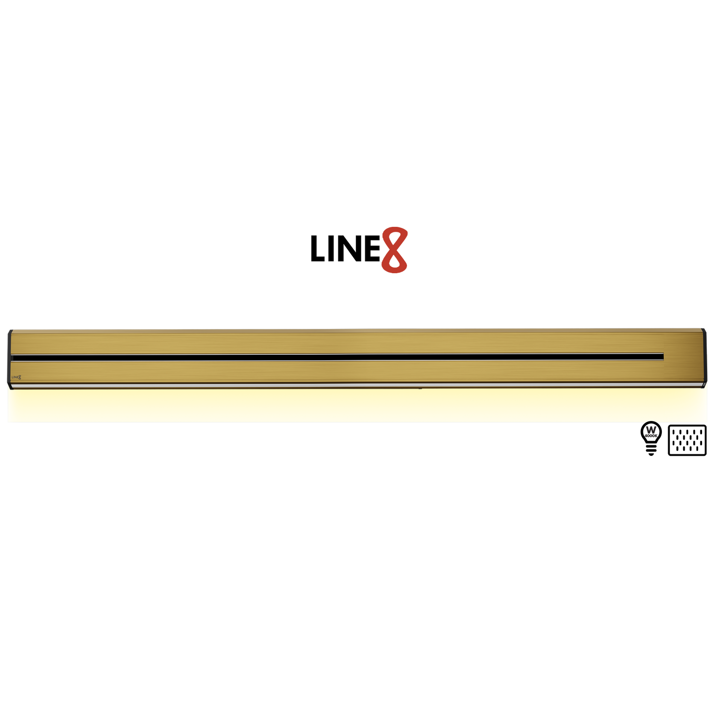 Line8 Model TL Triangle Power Track - Gold Hairline