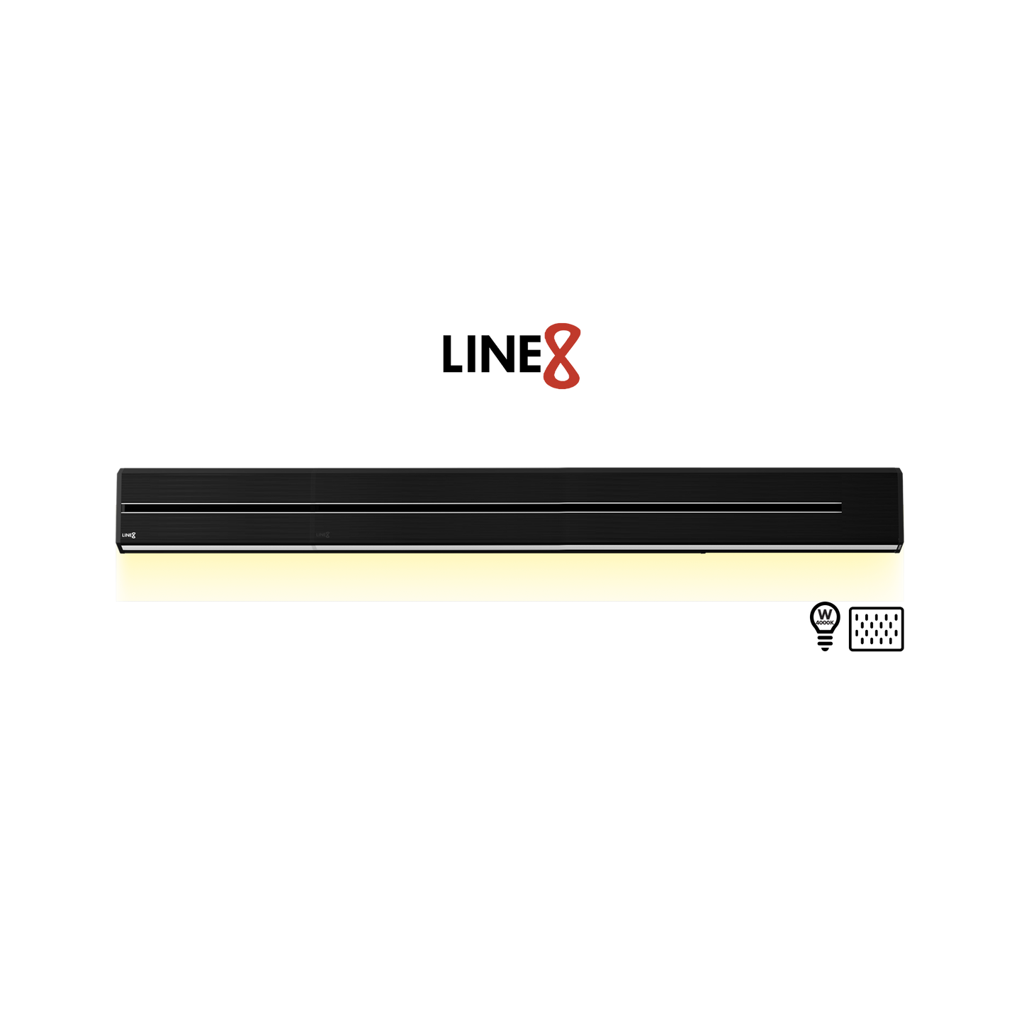 Line8 Model TL Triangle Power Track - Black Hairline