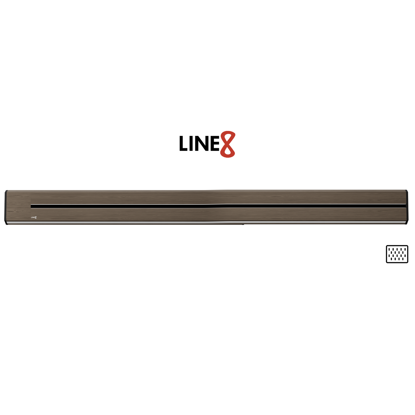 Line8 Model TL Triangle Power Track - Burmese Teak
