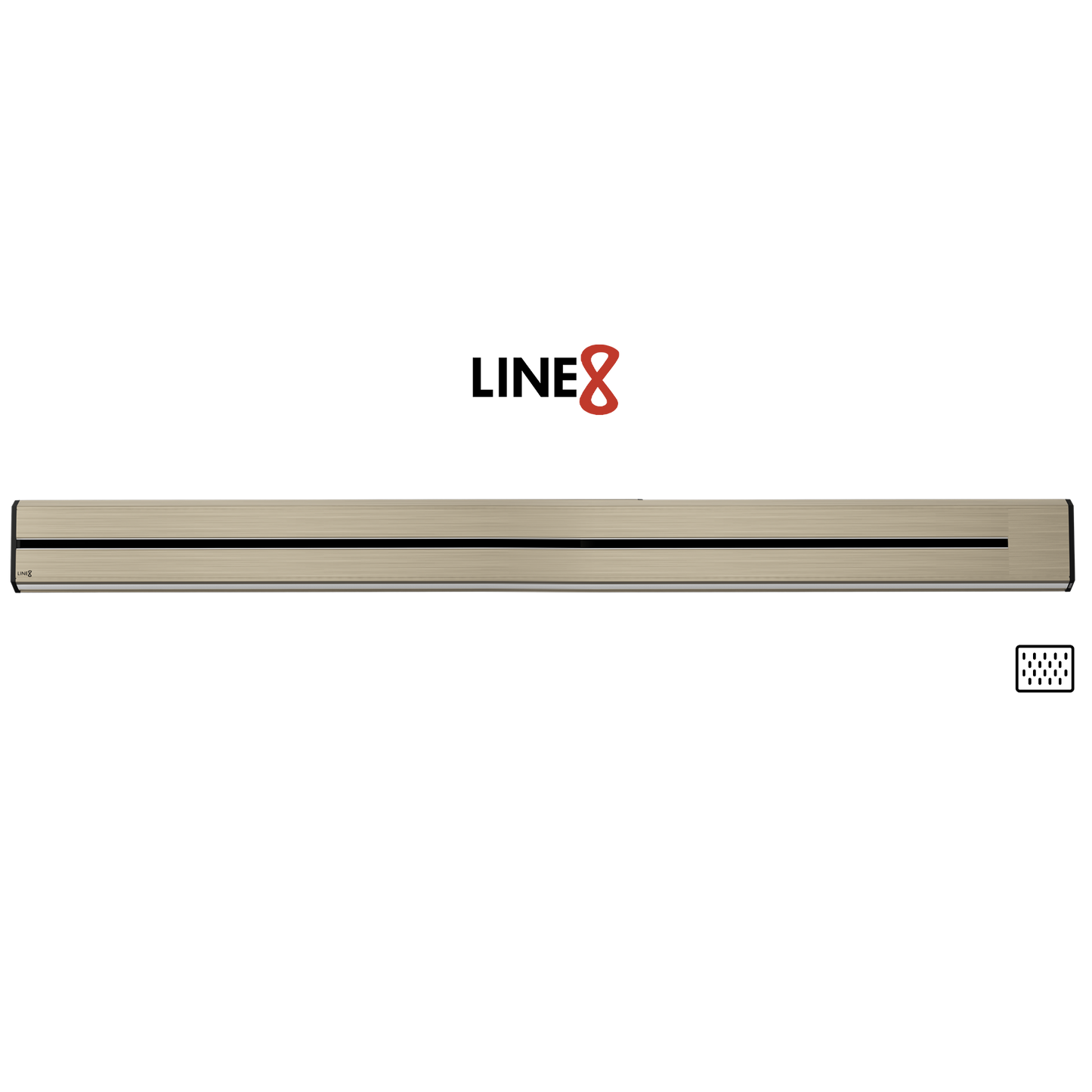 Line8 Model TL Triangle Power Track - Champagne Gold