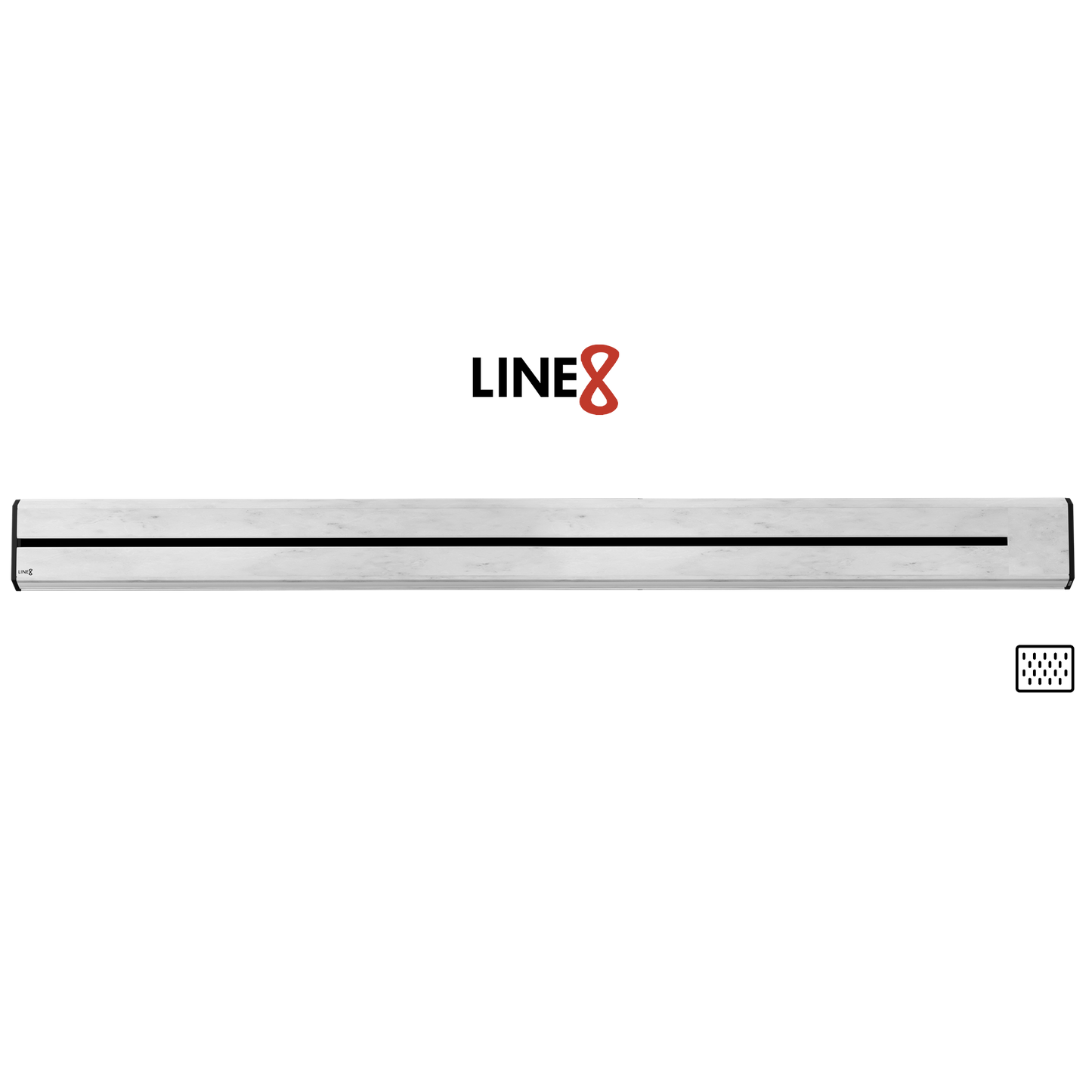 Line8 Model TL Triangle Power Track - Indian White Marble