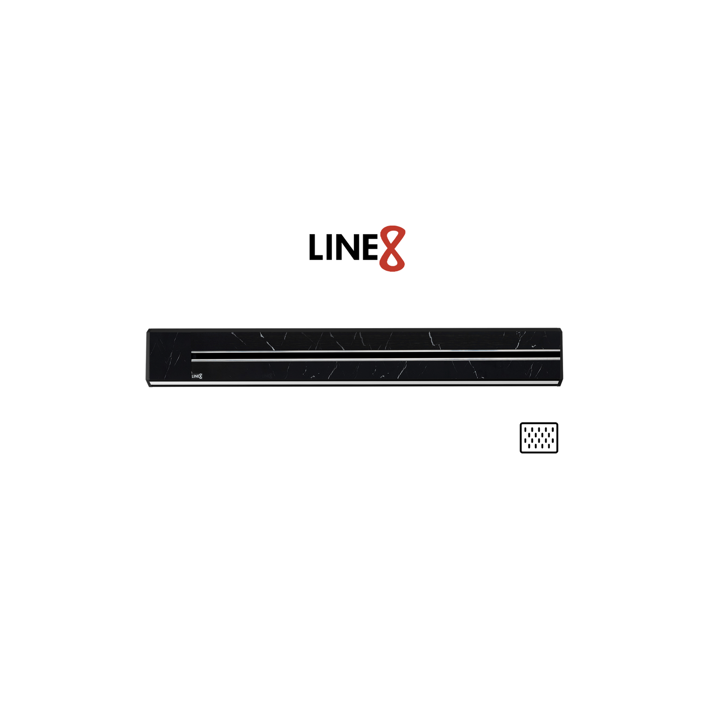 Line8 Model TL Triangle Power Track - Spanish Black Marble