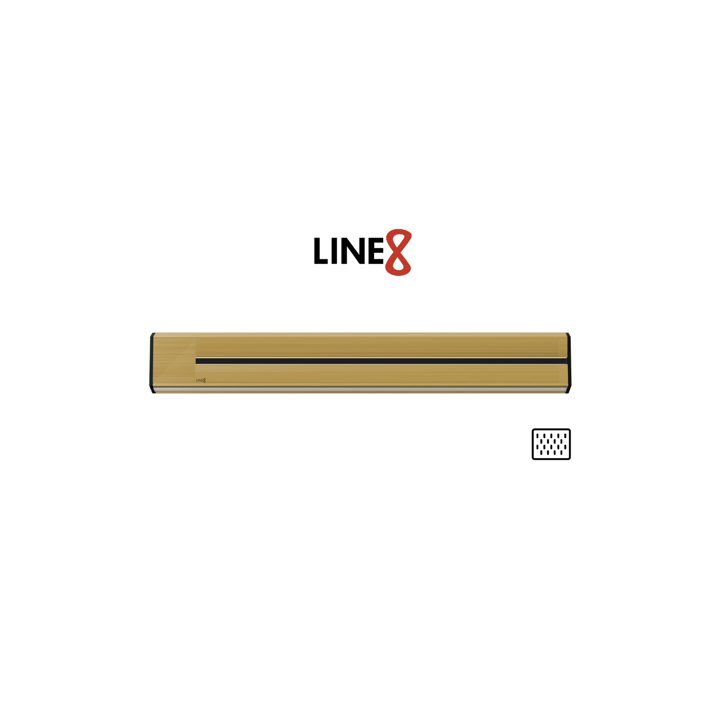 Line8 Model TL Triangle Power Track - Gold Hairline