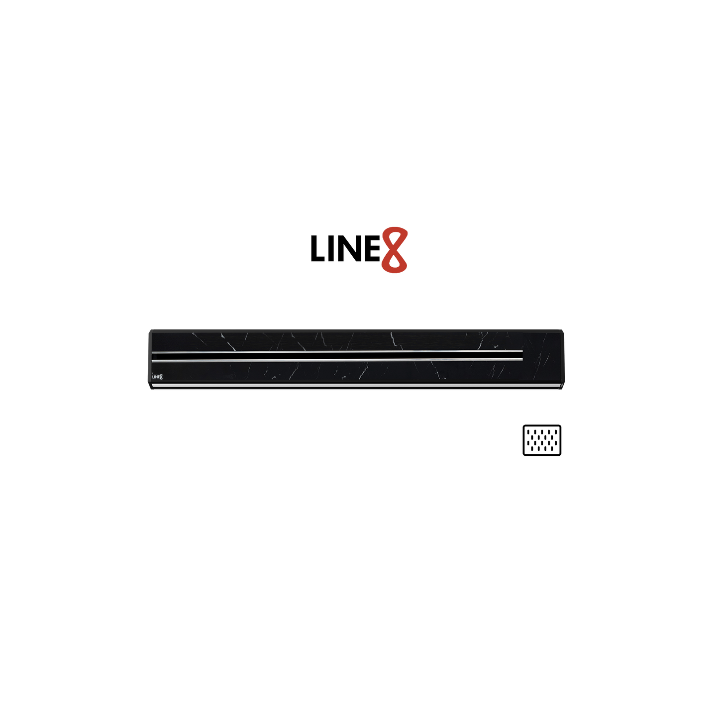 Line8 Model TL Triangle Power Track - Spanish Black Marble
