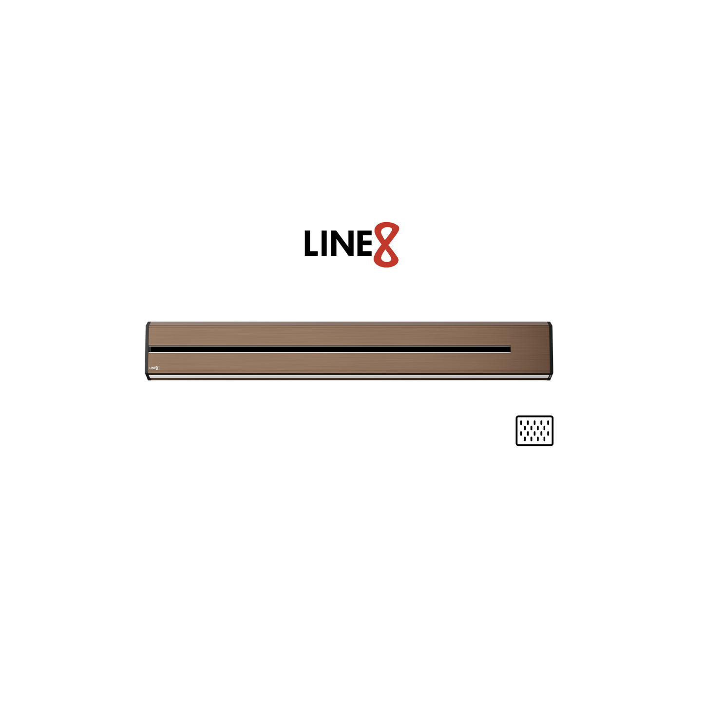 Line8 Model TL Triangle Power Track - Rose Gold