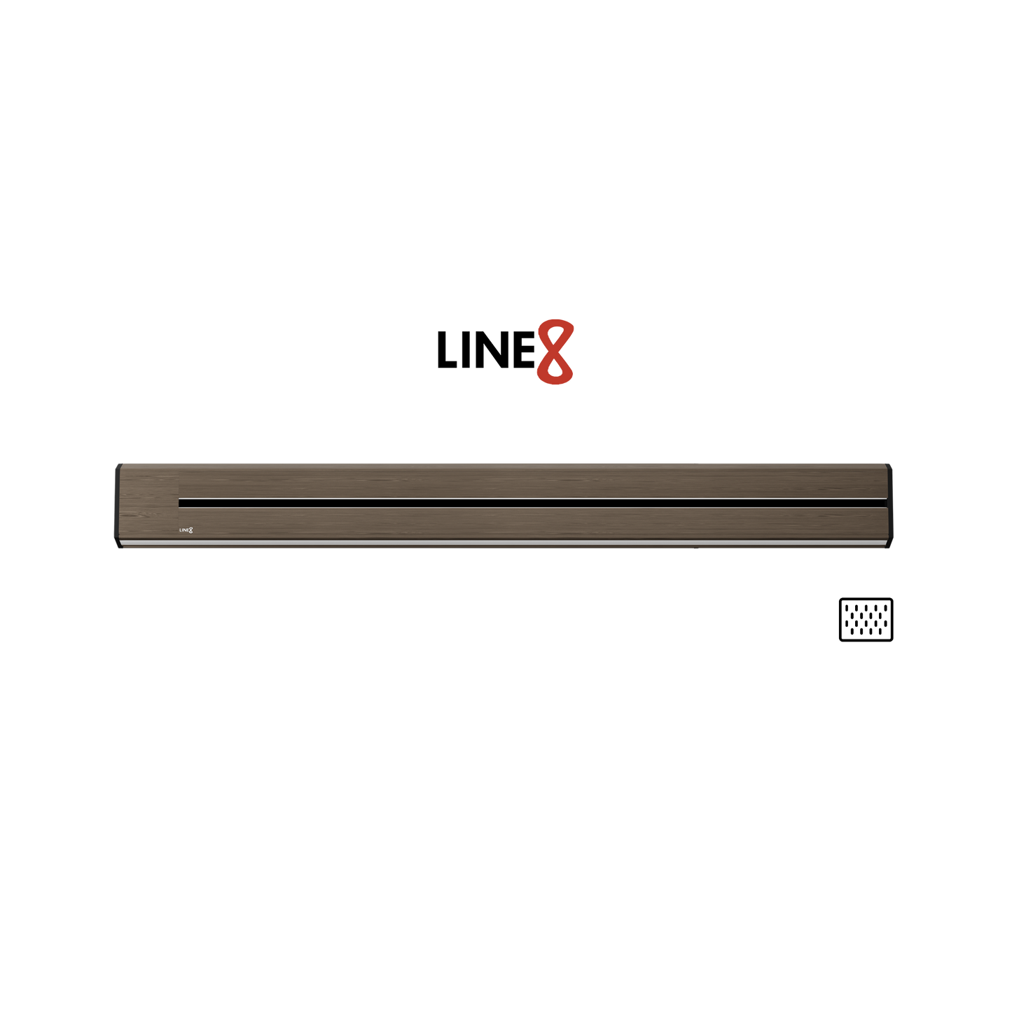 Line8 Model TL Triangle Power Track - Burmese Teak
