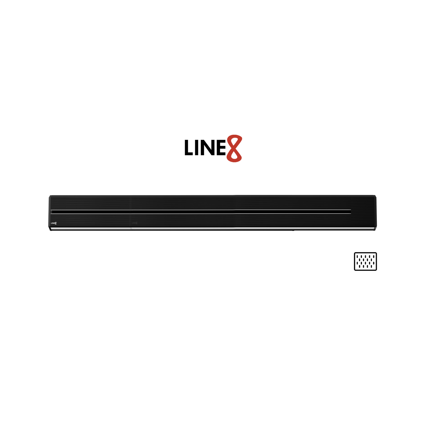 Line8 Model TL Triangle Power Track - Black Hairline