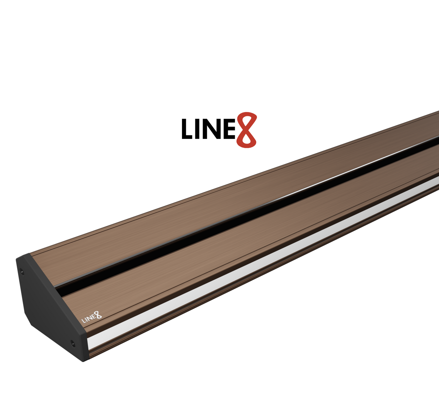Line8 Model TL Triangle Power Track - Rose Gold