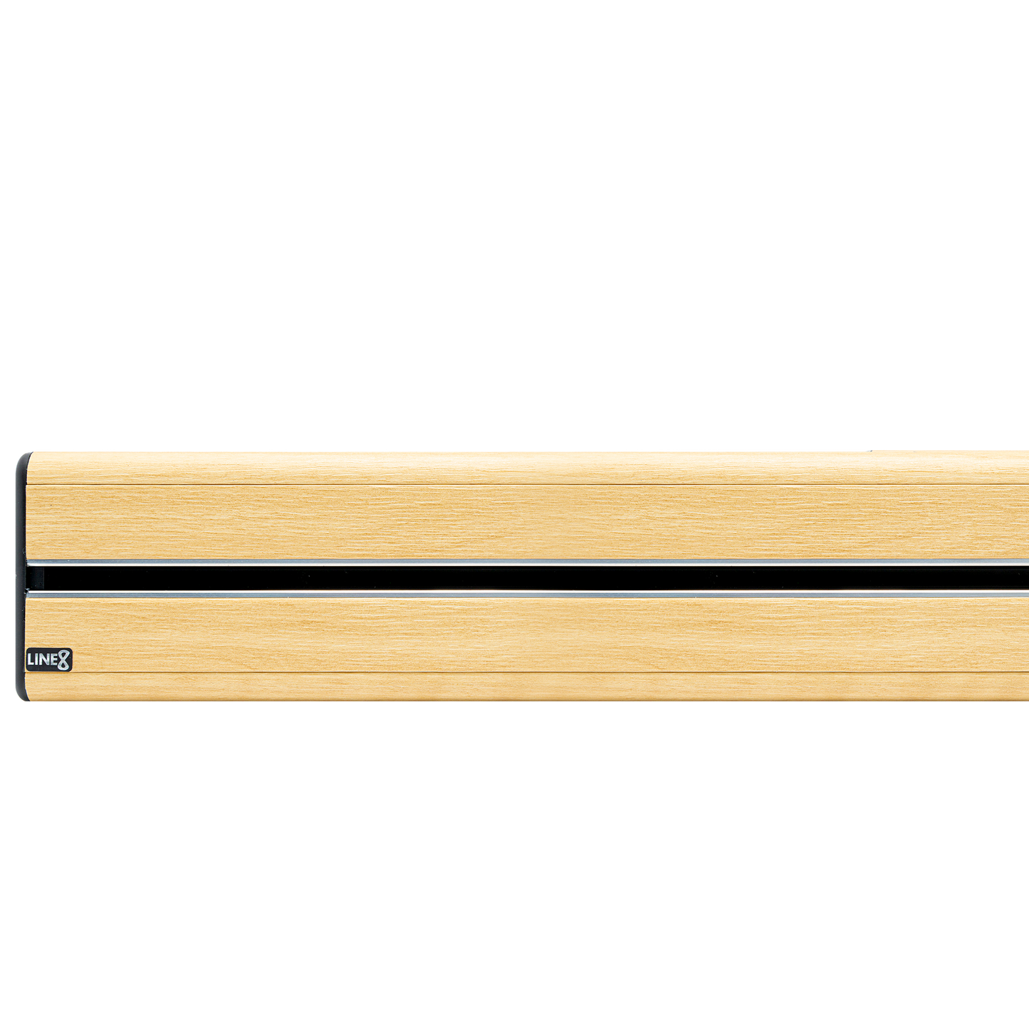 Line8 Model SL Surface Light Power Track - American Spruce Finish