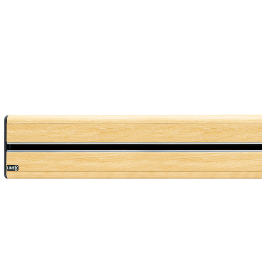 Line8 Model SL Surface Light Power Track - American Spruce Finish