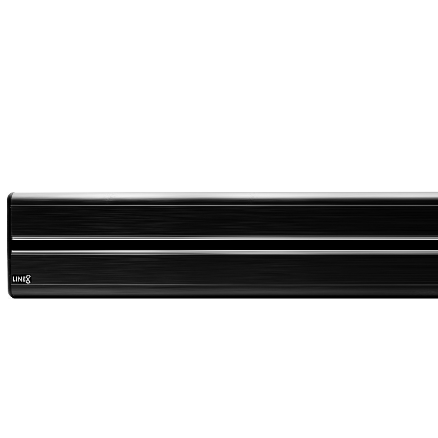 Line8 Model SL Surface Light Power Track - Black Hairline Finish