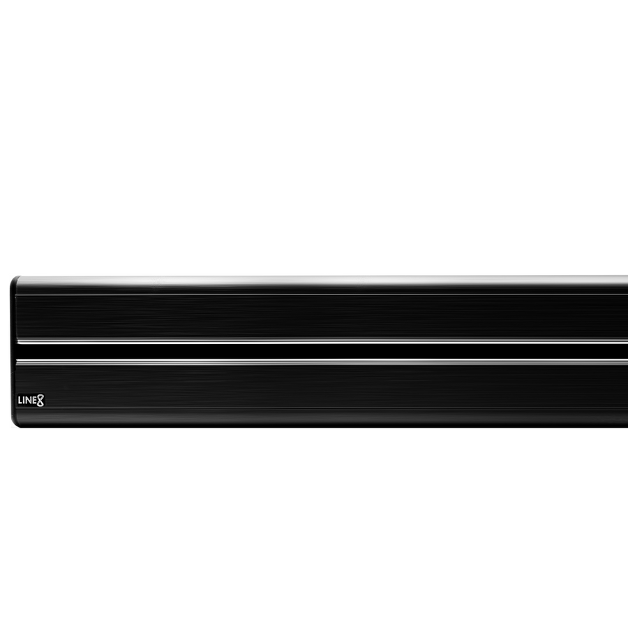 Line8 Model SL Surface Light Power Track - Black Hairline Finish