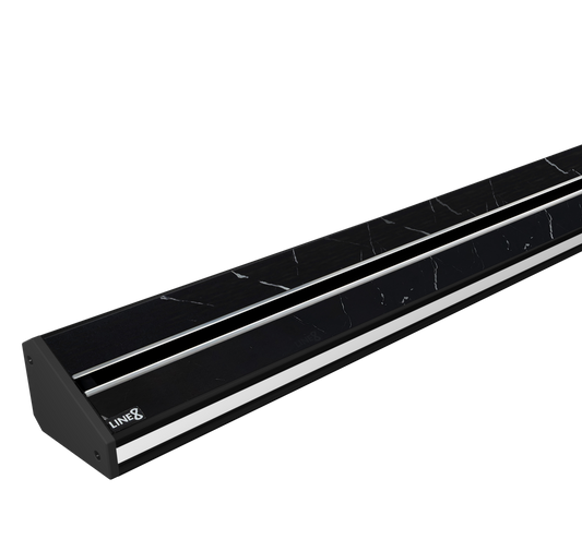 Line8 Model TL Triangle Power Track - Spanish Black Marble