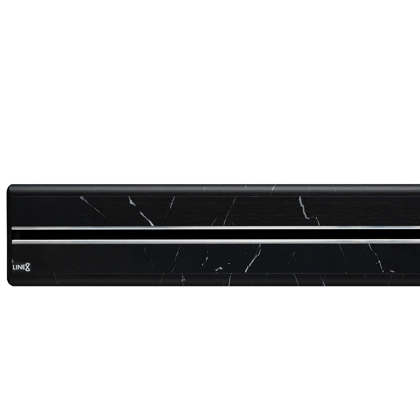 Line8 Model SL Surface Light Power Track - Spanish Black Marble Finish