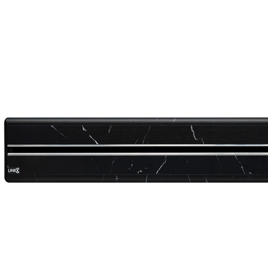 Line8 Model SL Surface Light Power Track - Spanish Black Marble Finish