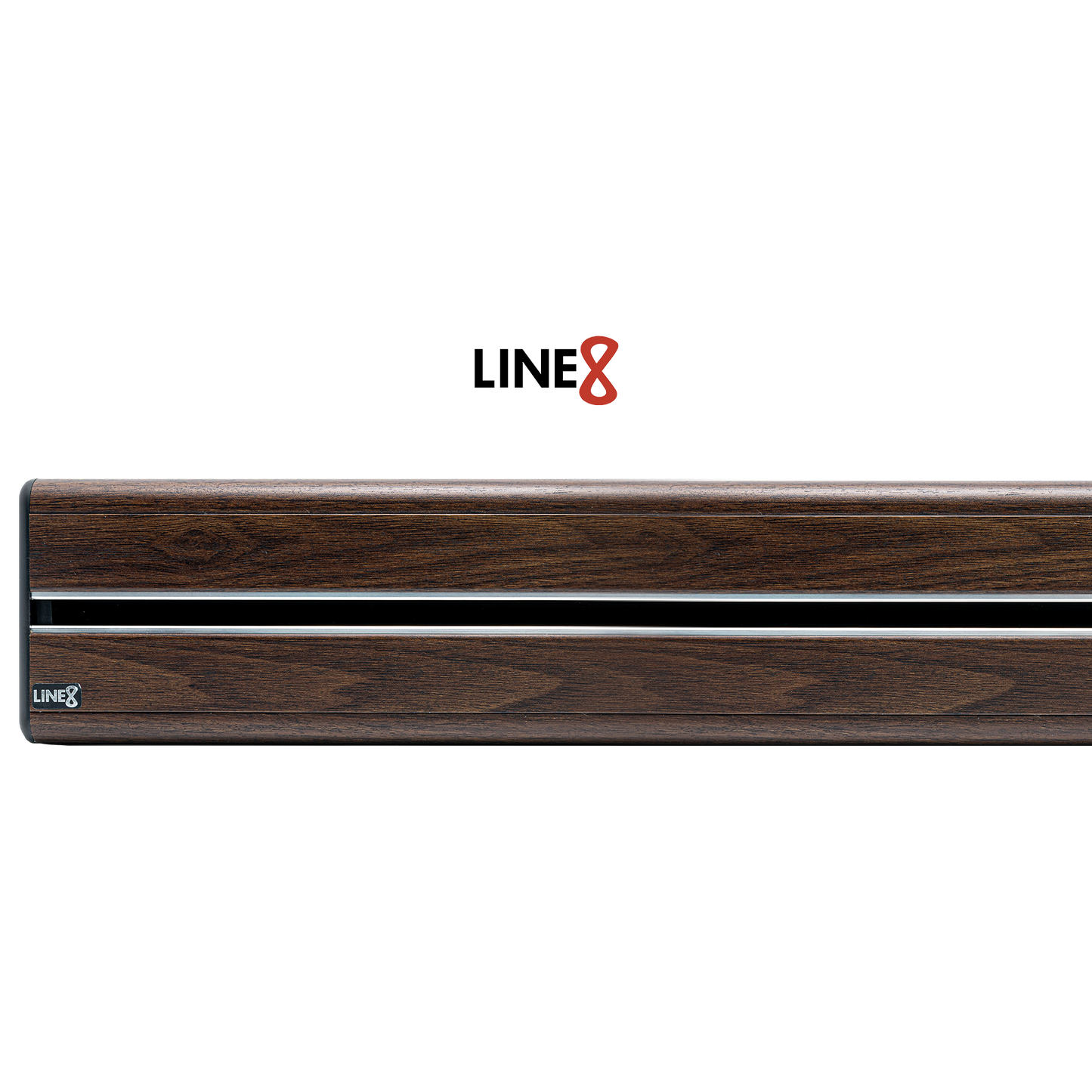 Line8 Model SL Surface Light Power Track - Brazilian Rosewood Finish