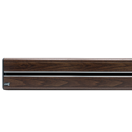 Line8 Model SL Surface Light Power Track - Brazilian Rosewood Finish