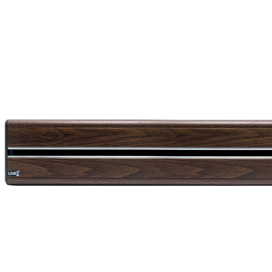 Line8 Model SL Surface Light Power Track - Brazilian Rosewood Finish