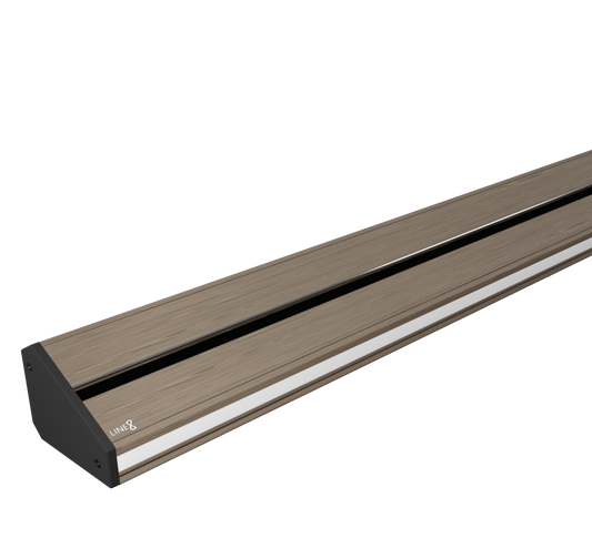 Line8 Model TL Triangle Power Track - Burmese Teak