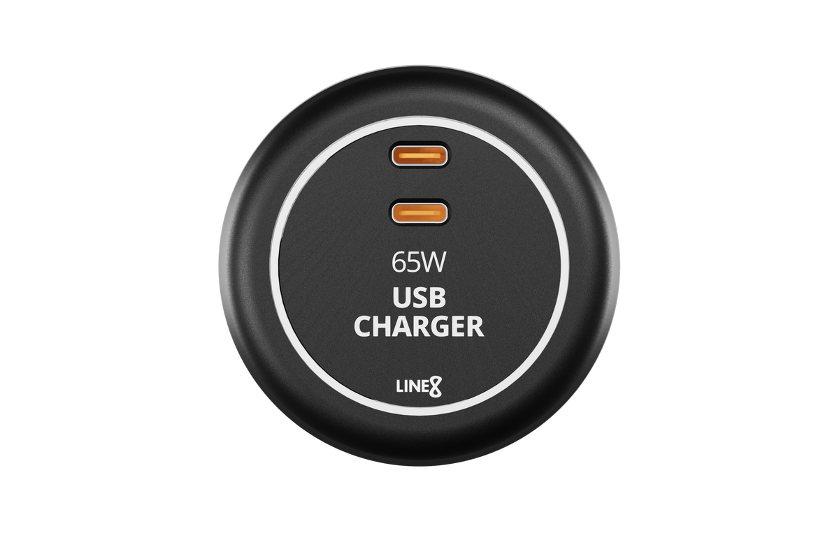 Line8 CHG-65 GaN USB Charger