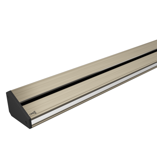 Line8 Model TL Triangle Power Track - Champagne Gold