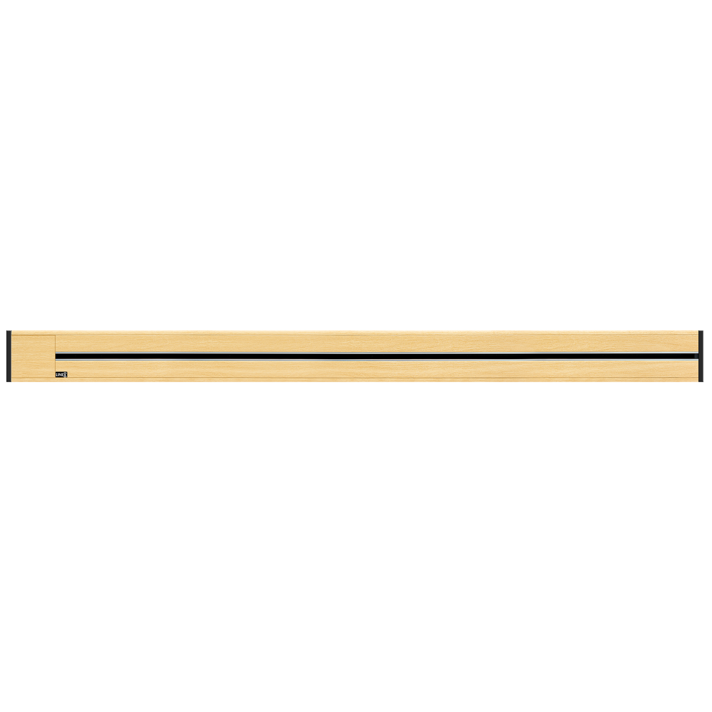 Line8 Model R Recessed Power Track - American Spruce Finish
