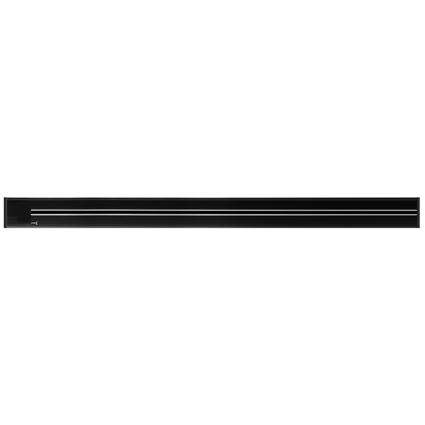 Line8 Model R Recessed Power Track  - Black Hairline Finish