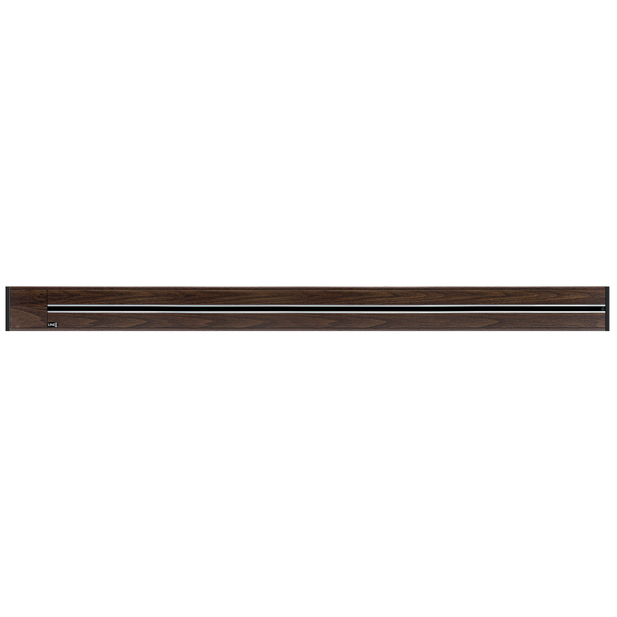 Line8 Model R Recessed Power Track  - Brazilian Rosewood Finish