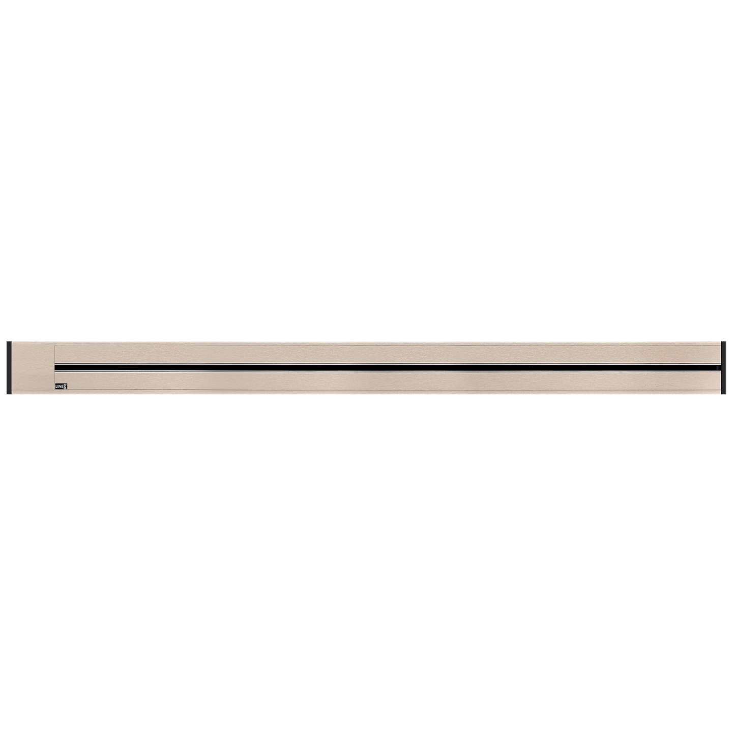 Line8 Model R Recessed Power Track  - Champagne Gold Finish