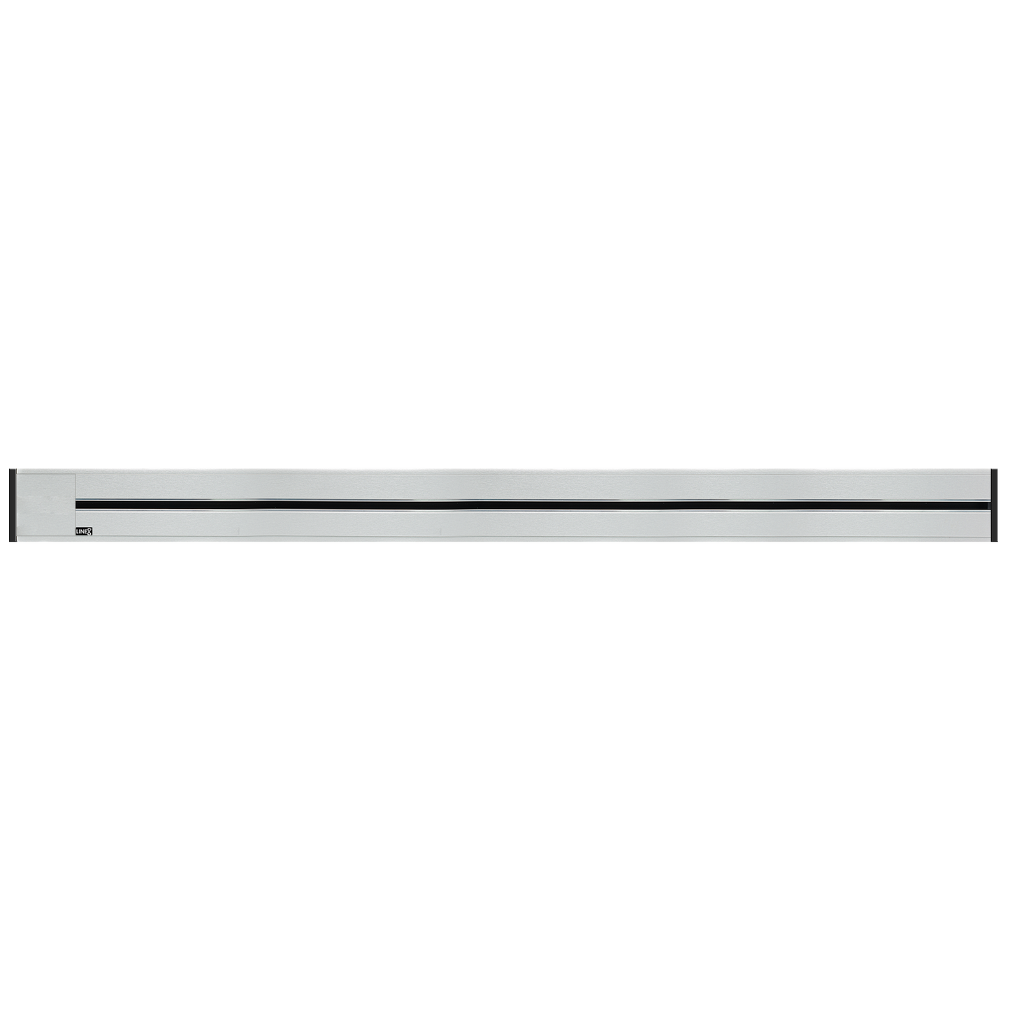 Line8 Model R Recessed Power Track  - Silver Hairline Finish