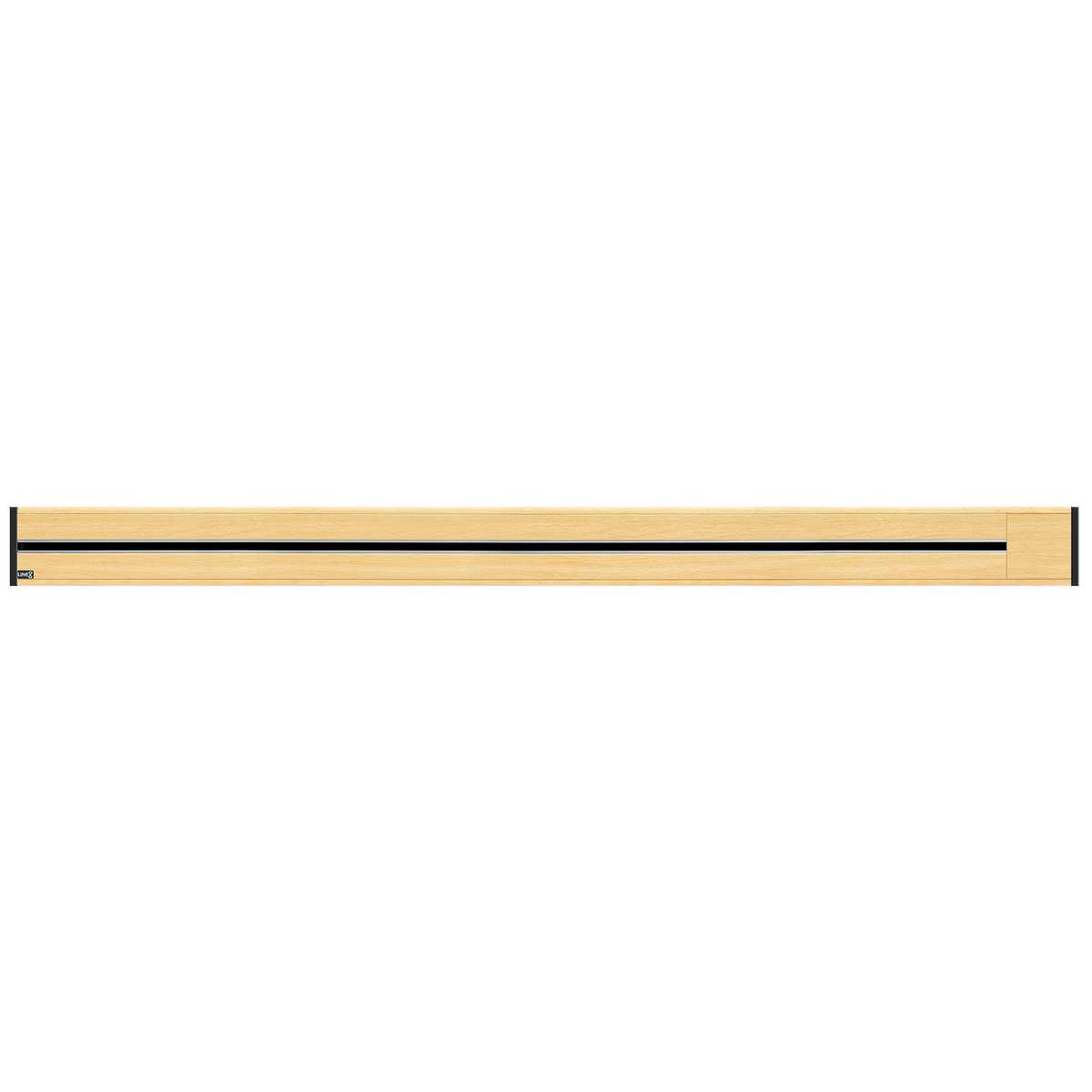 Line8 Model R Recessed Power Track - American Spruce Finish