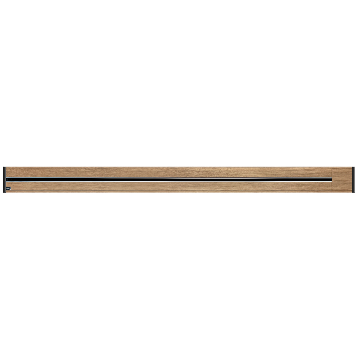 Line8 Model R Recessed Power Track - Burmese Teak Finish