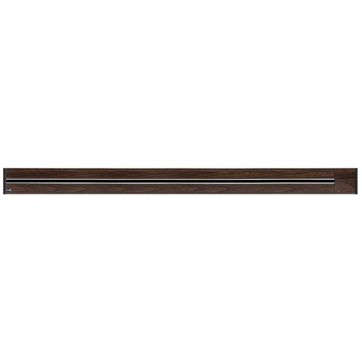Line8 Model R Recessed Power Track  - Brazilian Rosewood Finish