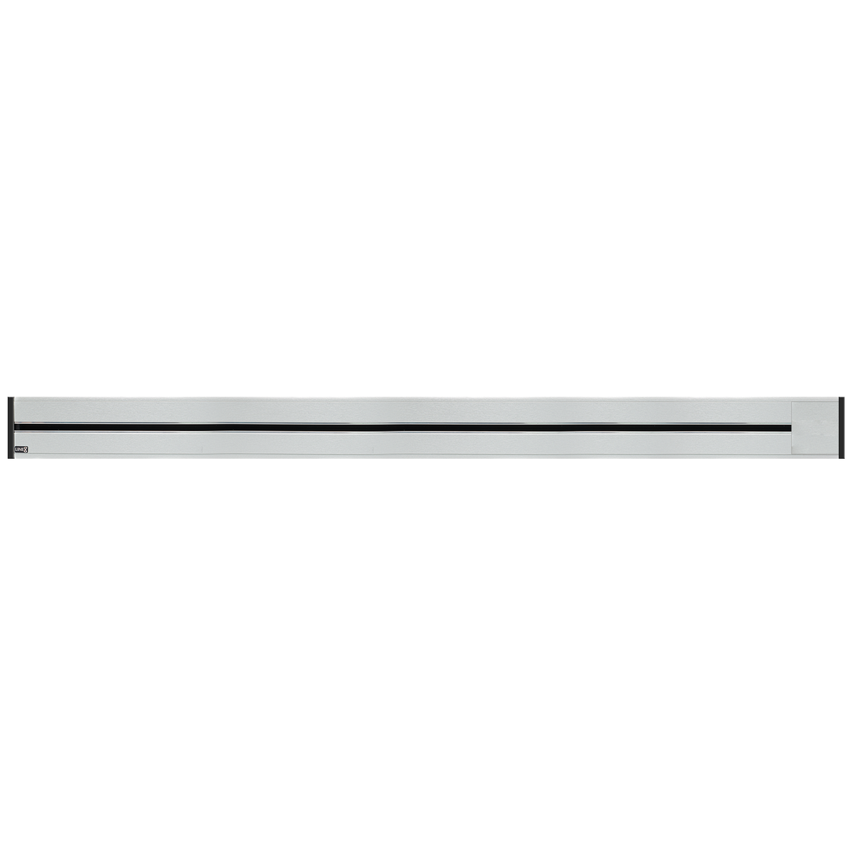 Line8 Model R Recessed Power Track  - Silver Hairline Finish