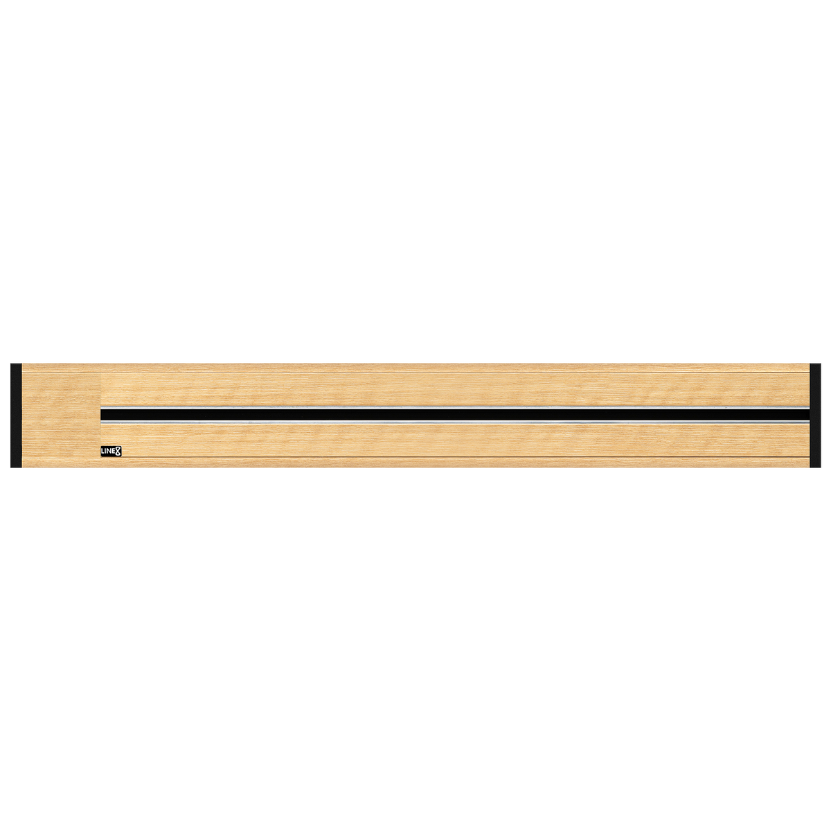 Line8 Model R Recessed Power Track - American Spruce Finish