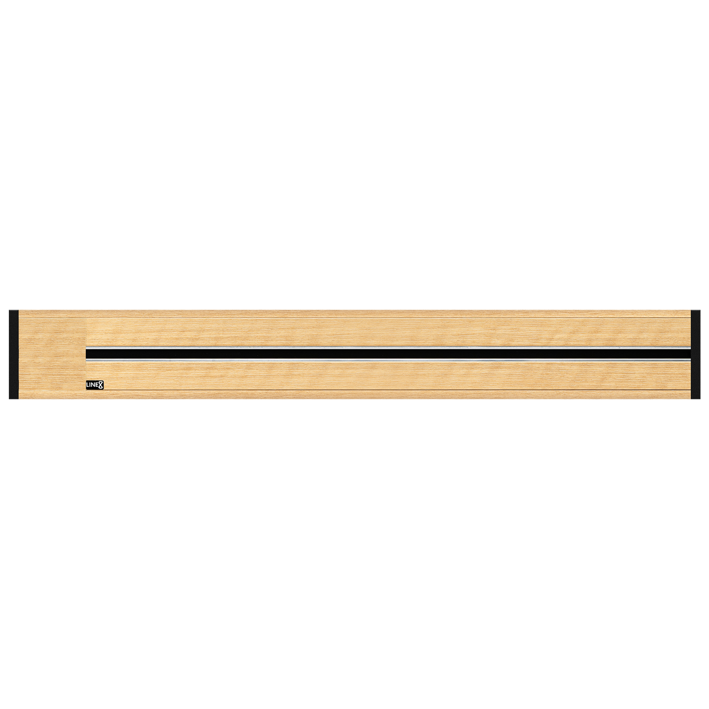 Line8 Model R Recessed Power Track - American Spruce Finish